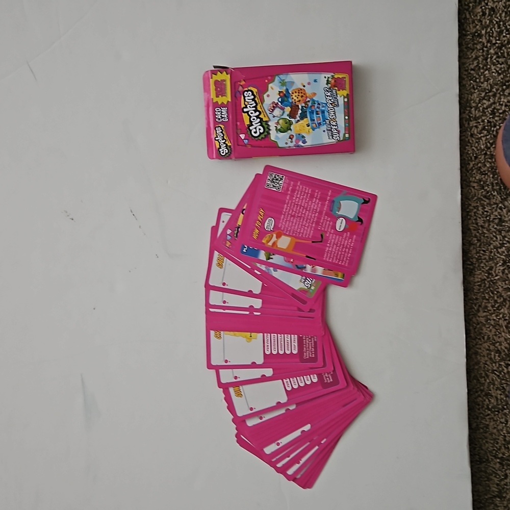 Shopkins card game.